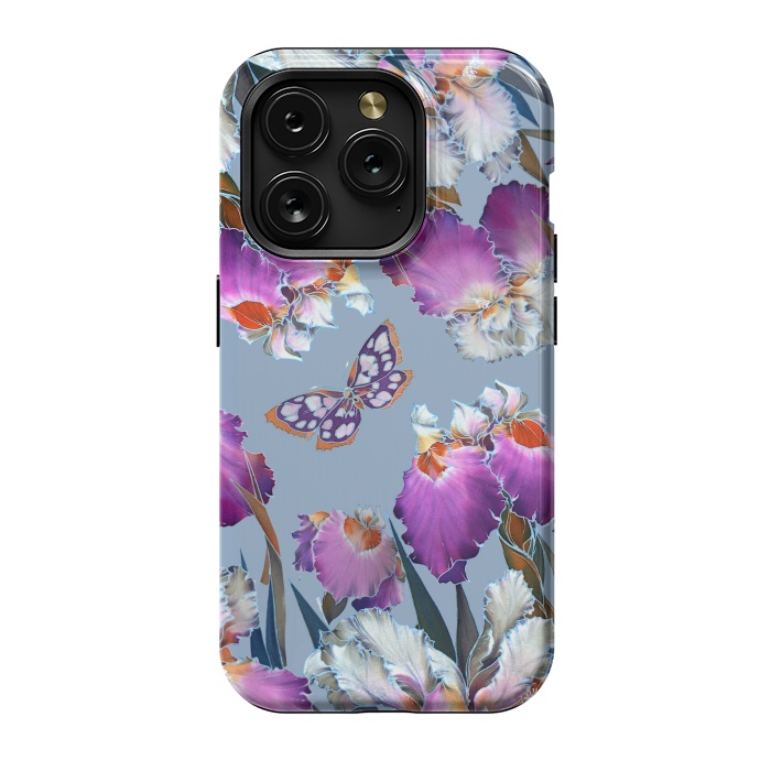 iPhone 15 Pro StrongFit purple lilac flowers by haroulita