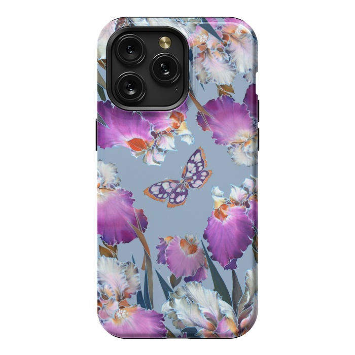 iPhone 15 Pro Max StrongFit purple lilac flowers by haroulita