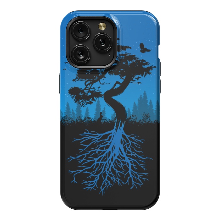 iPhone 15 Pro Max StrongFit Bonsai roots at night by Alberto