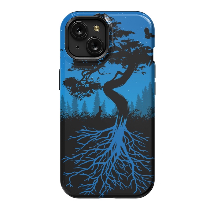 iPhone 15 StrongFit Bonsai roots at night by Alberto