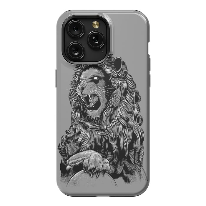 iPhone 15 Pro Max StrongFit Statue lion by Alberto