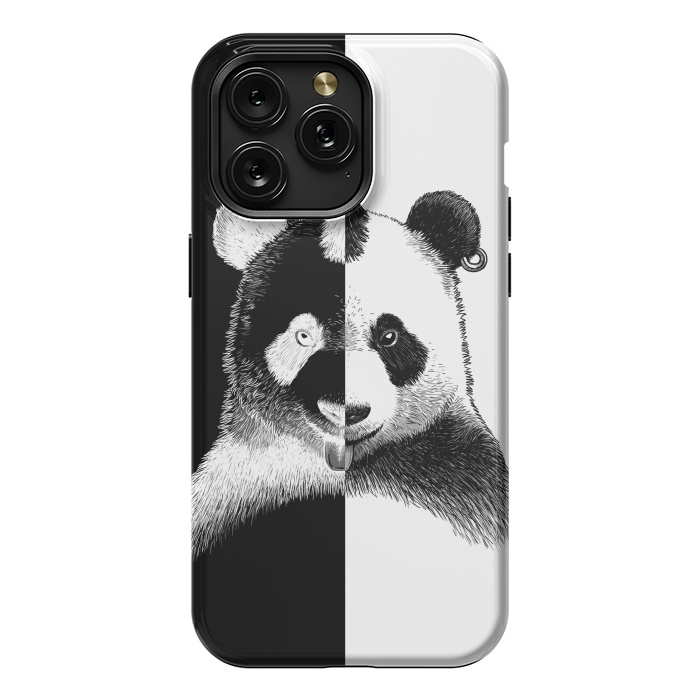 iPhone 15 Pro Max StrongFit Panda negative by Alberto
