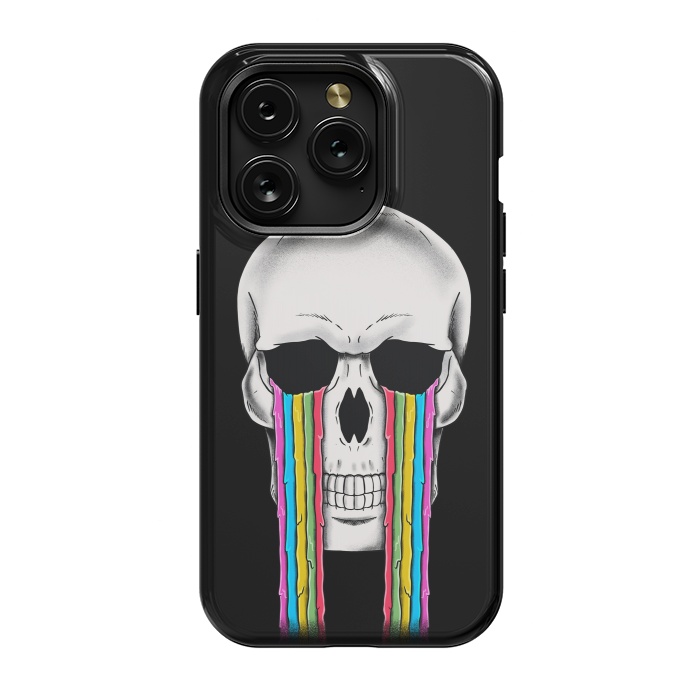 iPhone 15 Pro StrongFit Skull Crying by Coffee Man