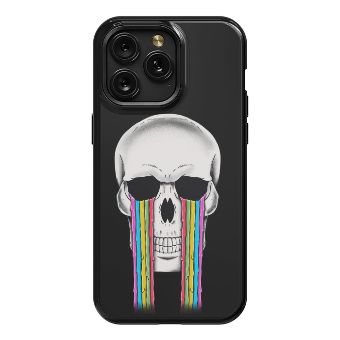 iPhone 15 Pro Max StrongFit Skull Crying by Coffee Man