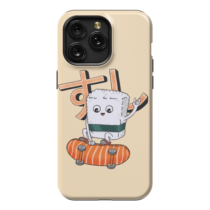 iPhone 15 Pro Max StrongFit Sushi and skateboard by Coffee Man
