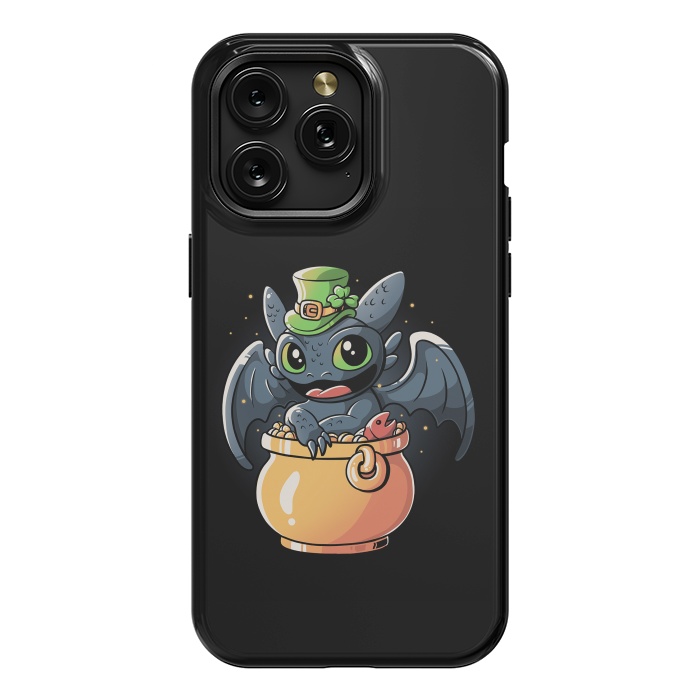 iPhone 15 Pro Max StrongFit Irish Dragon by eduely