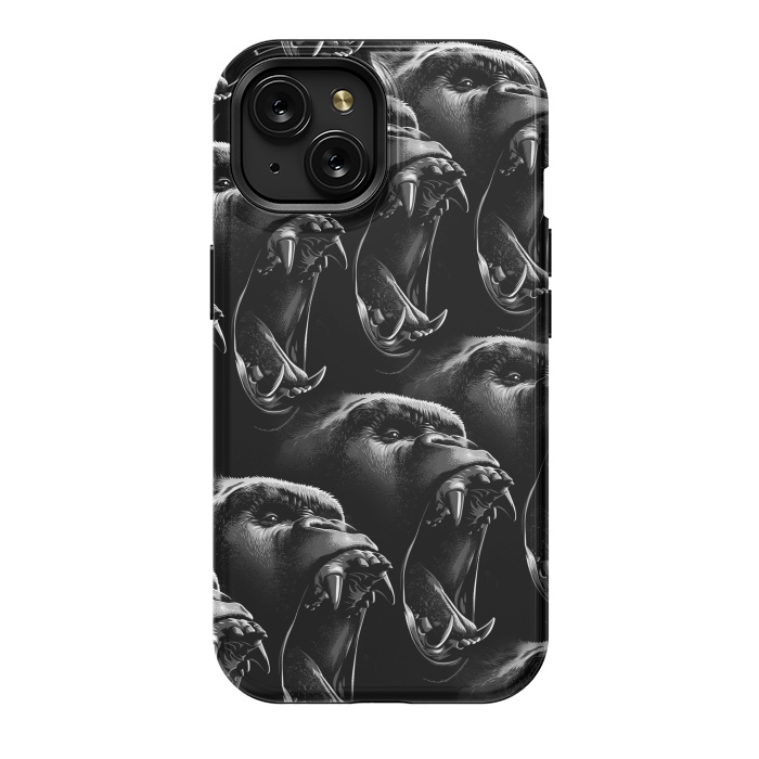 iPhone 15 StrongFit gorilla pattern by Alberto