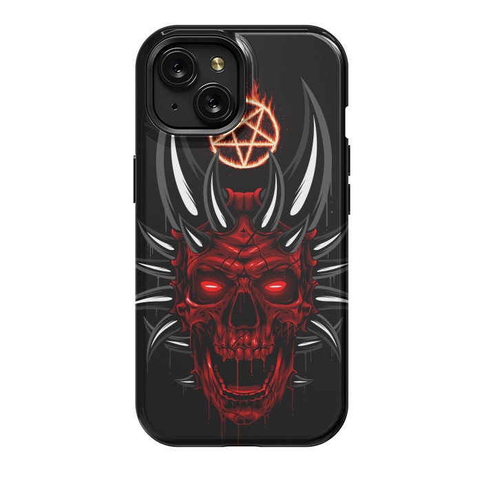 iPhone 15 StrongFit Satan Skull by Alberto