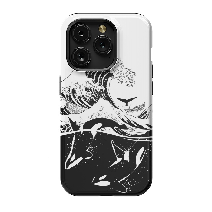 iPhone 15 Pro StrongFit Wave killer Whale by Alberto