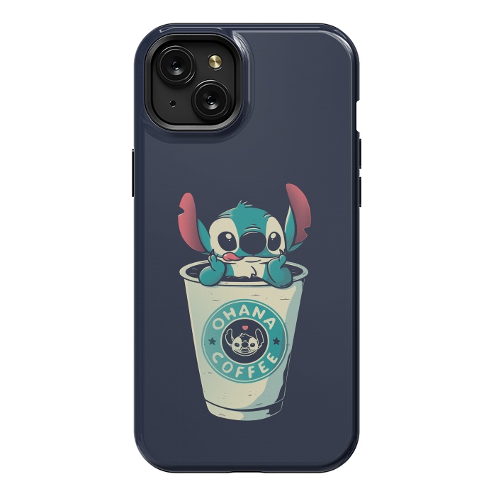 iPhone 15 Plus StrongFit Ohana Coffee by eduely