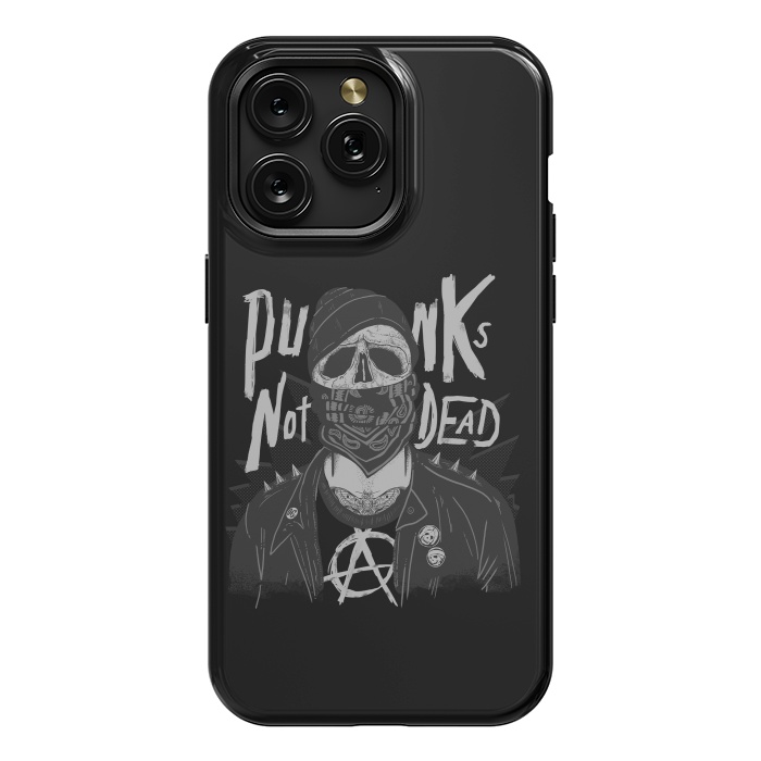 iPhone 15 Pro Max StrongFit Punk Skull by eduely
