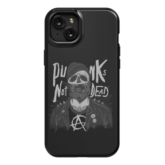 iPhone 15 Plus StrongFit Punk Skull by eduely