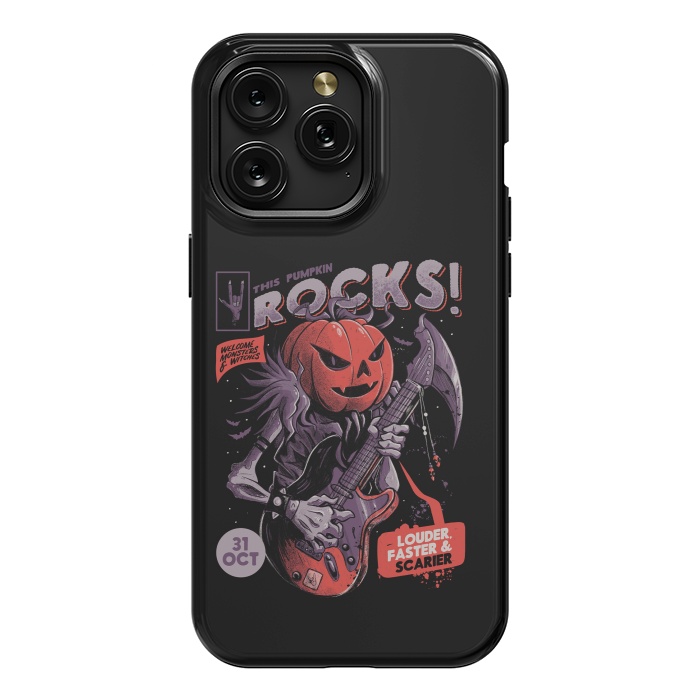 iPhone 15 Pro Max StrongFit Rock Pumpkin by eduely