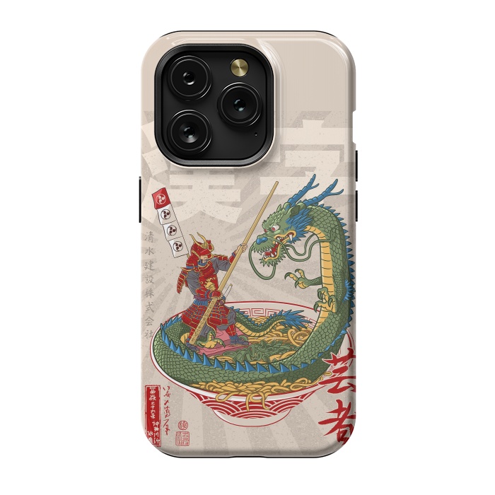 iPhone 15 Pro StrongFit Samurai dragon ramen by Alberto