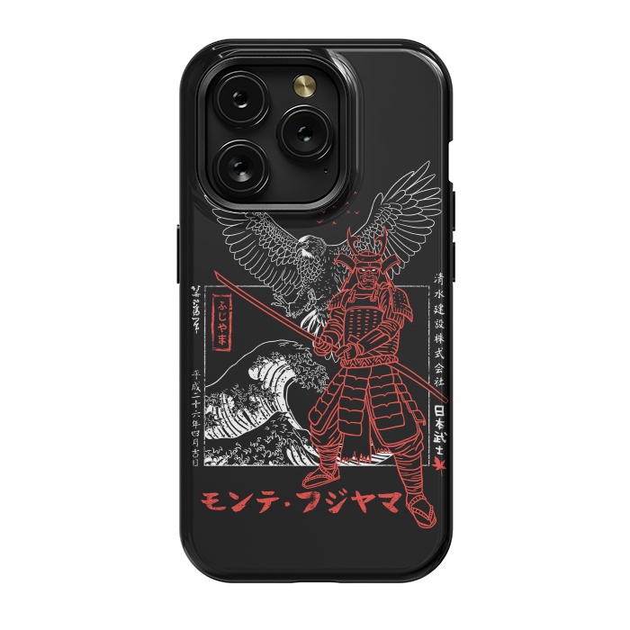 iPhone 15 Pro StrongFit Samurai eagle wave by Alberto
