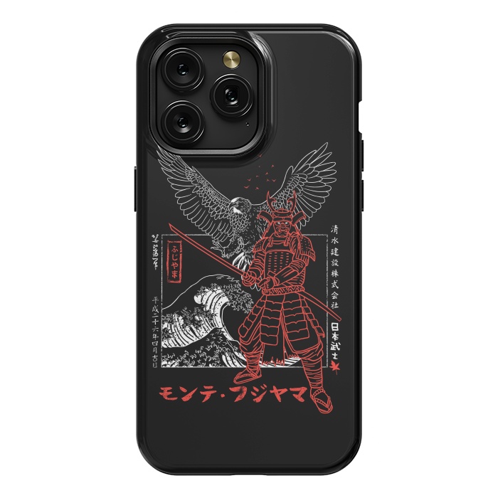 iPhone 15 Pro Max StrongFit Samurai eagle wave by Alberto
