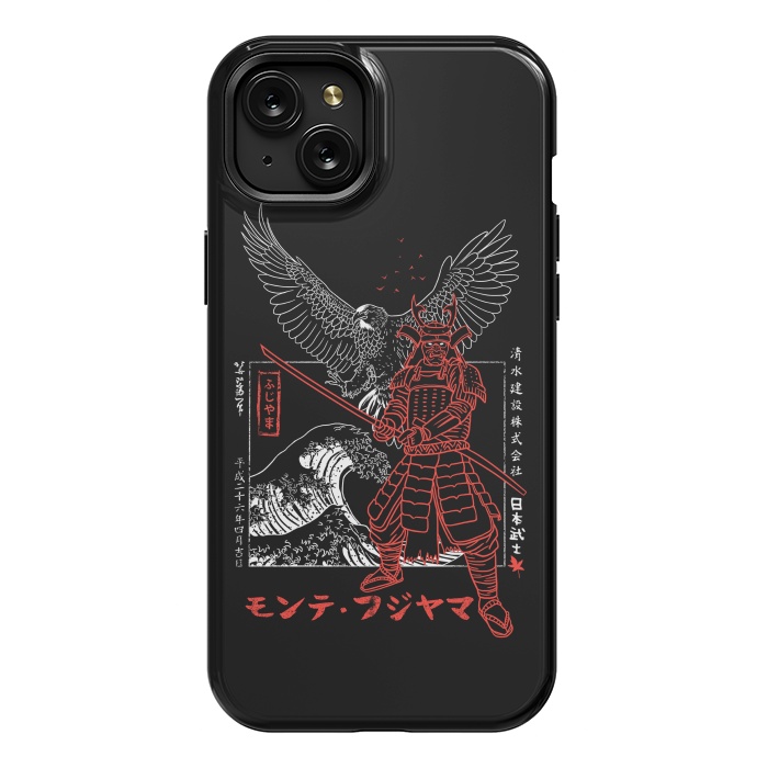 iPhone 15 Plus StrongFit Samurai eagle wave by Alberto