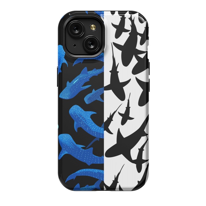 iPhone 15 StrongFit Shark whale pattern by Alberto