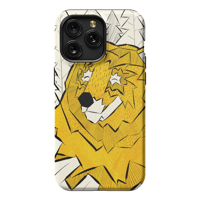 iPhone 15 Pro Max StrongFit Golden bear by Steve Wade (Swade)