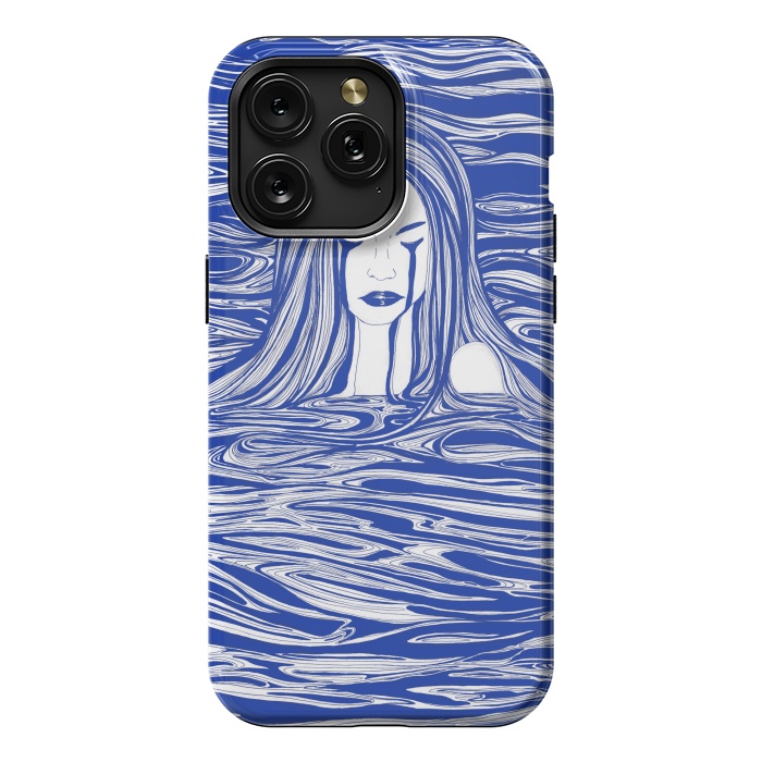 iPhone 15 Pro Max StrongFit Blue Sea Nymph by ECMazur 