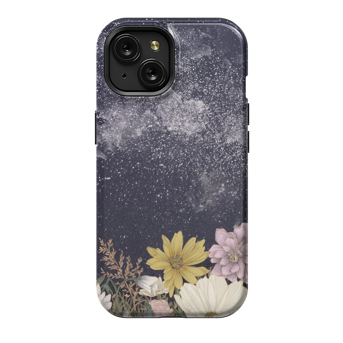iPhone 15 StrongFit Galaxy in Bloom by ECMazur 