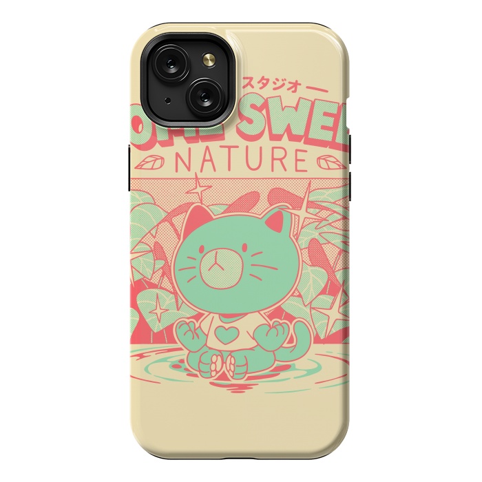 iPhone 15 Plus StrongFit Home Sweet Nature by Ilustrata