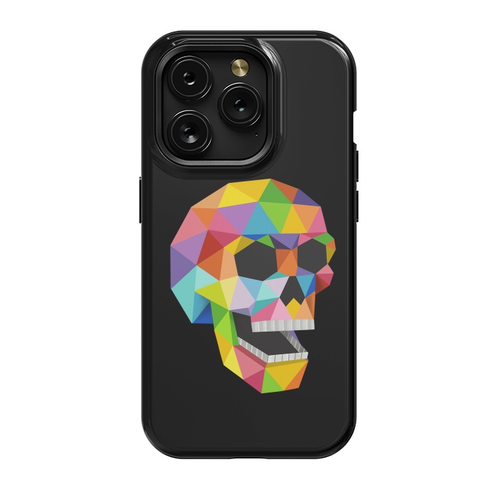 iPhone 15 Pro StrongFit Skull Polygons by Coffee Man