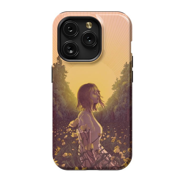 iPhone 15 Pro StrongFit Dawn in the Meadow Colour Version by ECMazur 