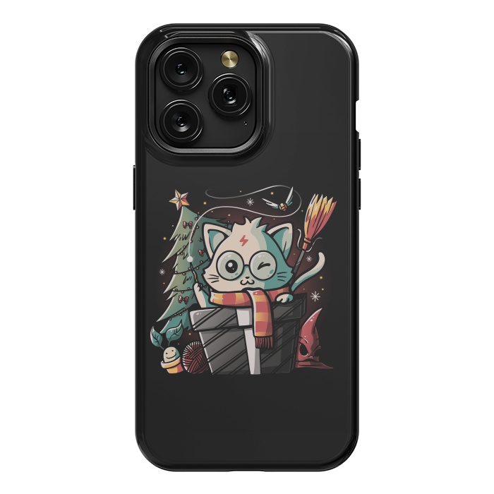 iPhone 15 Pro Max StrongFit Meowgical Gift by eduely