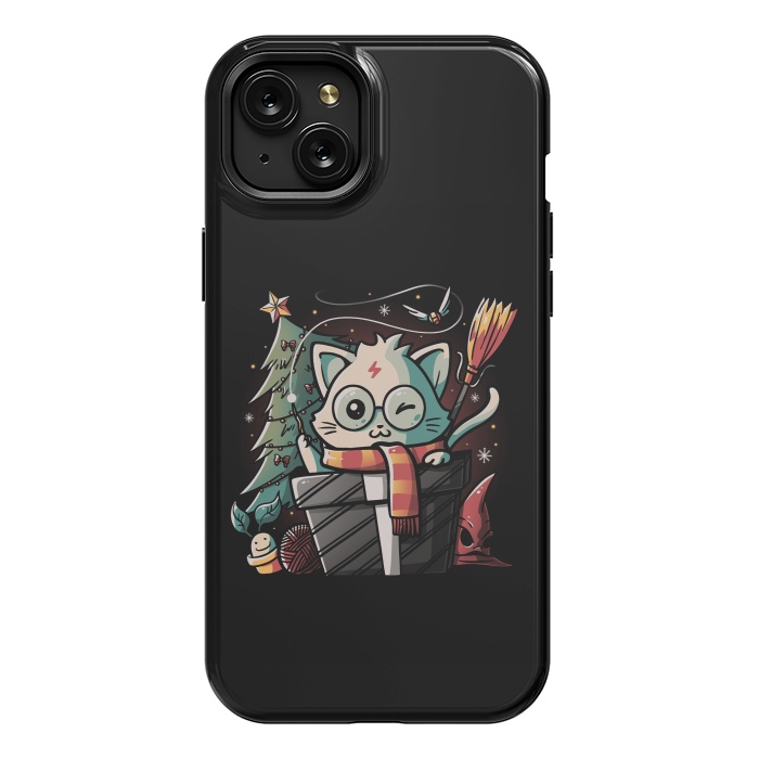 iPhone 15 Plus StrongFit Meowgical Gift by eduely