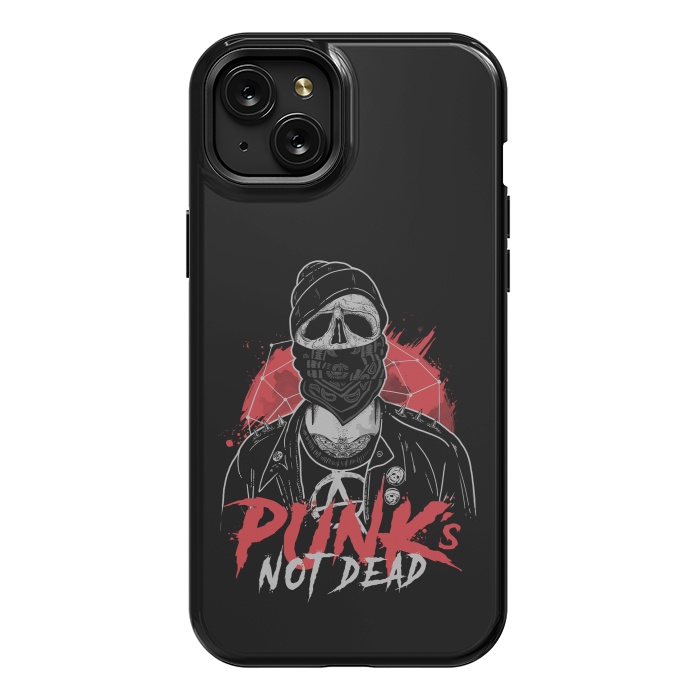 iPhone 15 Plus StrongFit Punk’s Not Dead by eduely