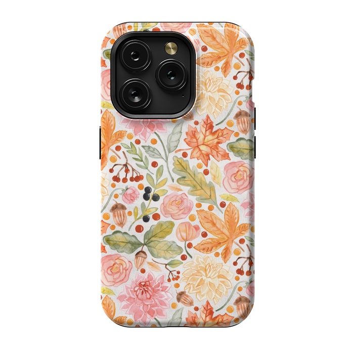 iPhone 15 Pro StrongFit Autumn Garden by Tangerine-Tane