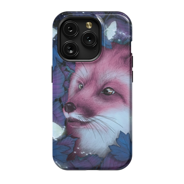 iPhone 15 Pro StrongFit Fox in the Midnight Forest by ECMazur 