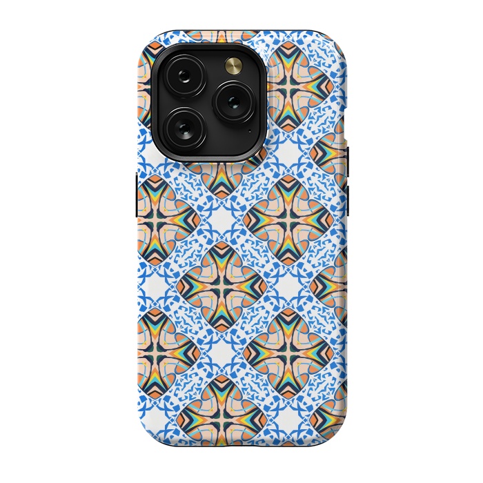 iPhone 15 Pro StrongFit Mediterranean Tile by Uma Prabhakar Gokhale