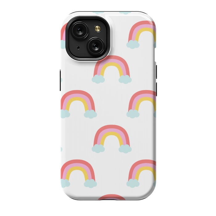 iPhone 15 StrongFit Rainbows by Sam Pernoski