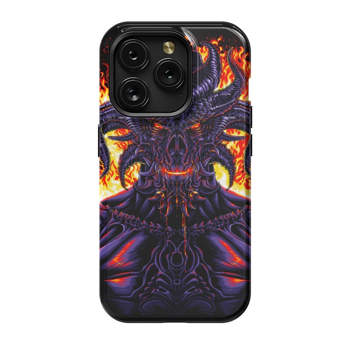 iPhone 15 Pro StrongFit Demon from hell by Alberto