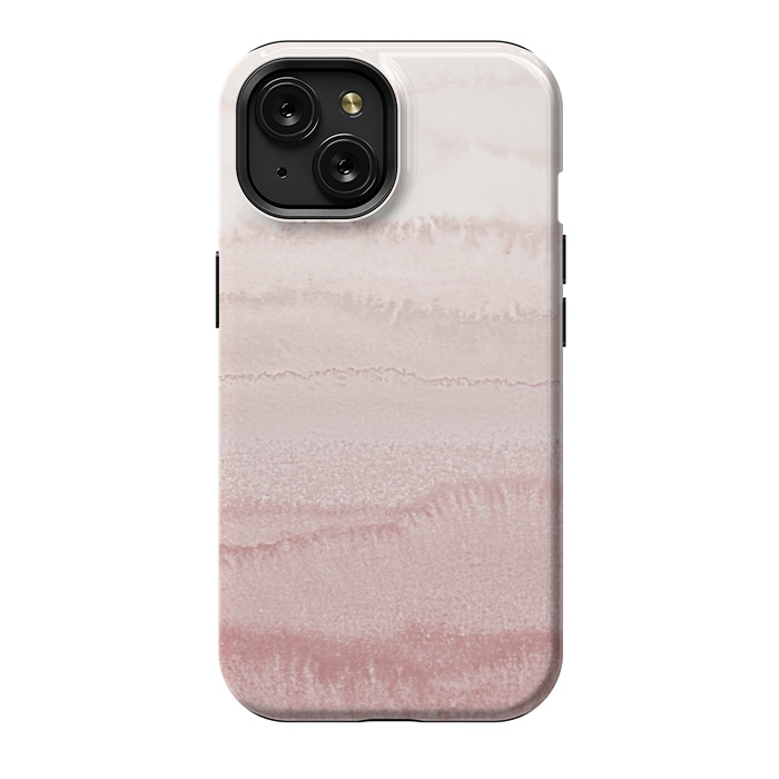 iPhone 15 StrongFit WITHIN THE TIDES - BALLERINA BLUSH by Monika Strigel