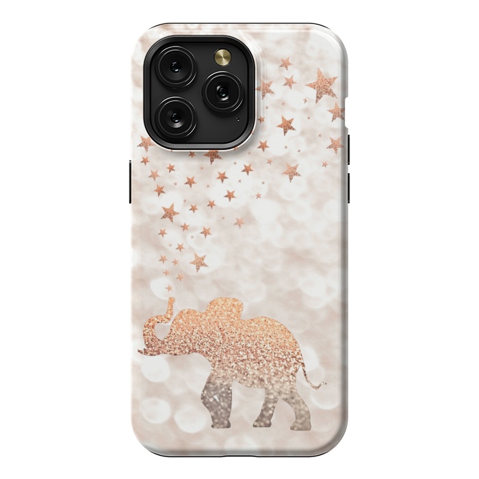 iPhone 15 Pro Max StrongFit LUCKY ELEPHANT by Monika Strigel