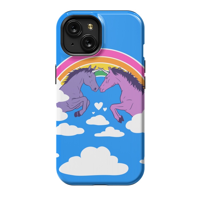 iPhone 15 StrongFit Duel of unicorns by Alberto