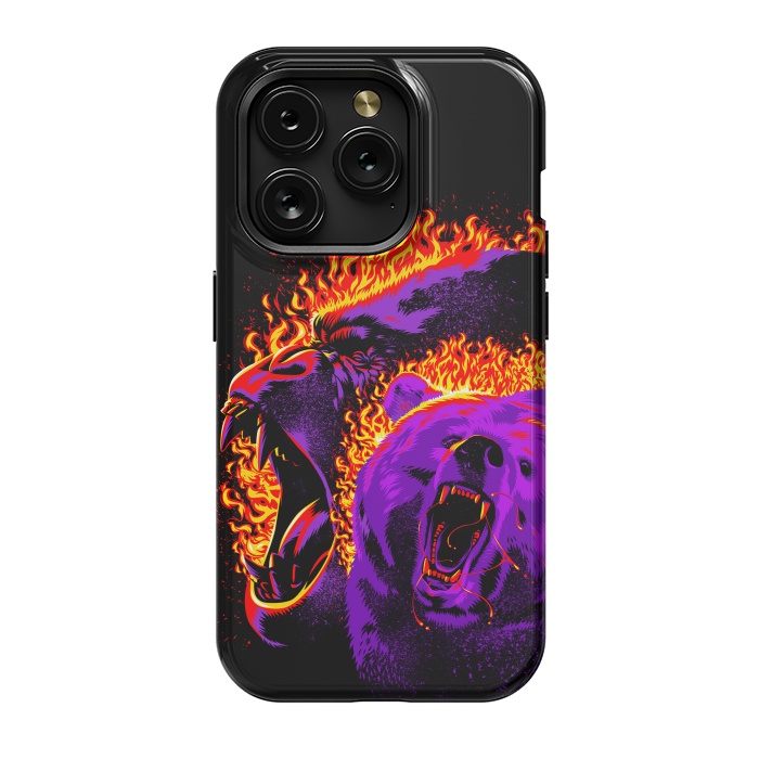 iPhone 15 Pro StrongFit Gorilla and bear from hell by Alberto