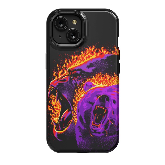 iPhone 15 StrongFit Gorilla and bear from hell by Alberto