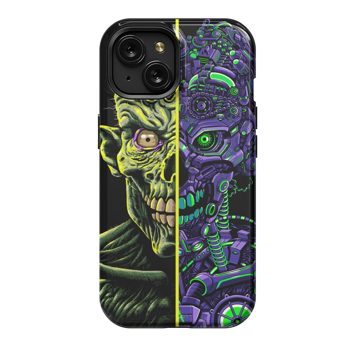 iPhone 15 StrongFit Zombie vs Robot by Alberto