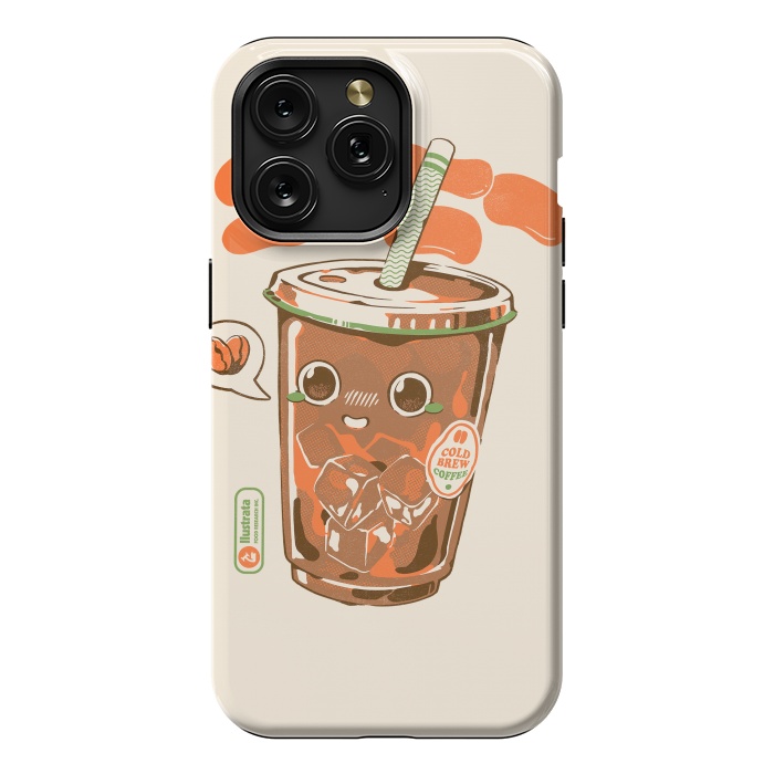 iPhone 15 Pro Max StrongFit Cute Cold Brew Coffee  by Ilustrata