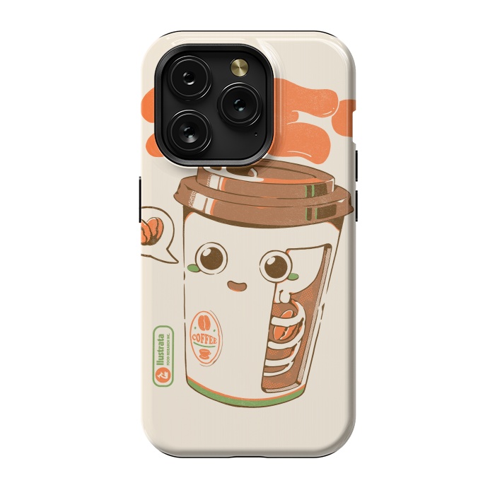 iPhone 15 Pro StrongFit Cute Coffee x-Ray by Ilustrata