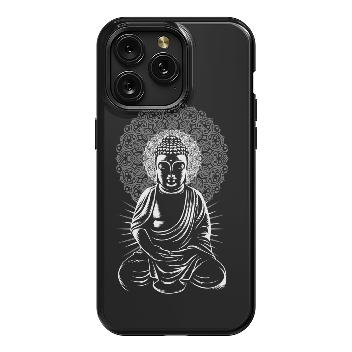 iPhone 15 Pro Max StrongFit Buddha practicing yoga by Alberto