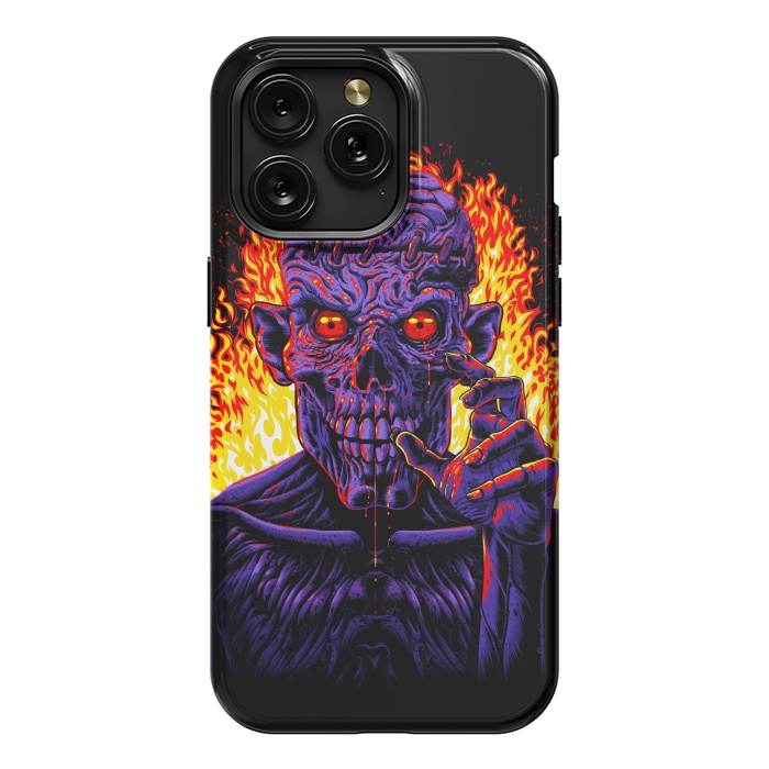 iPhone 15 Pro Max StrongFit Zombie in flames by Alberto