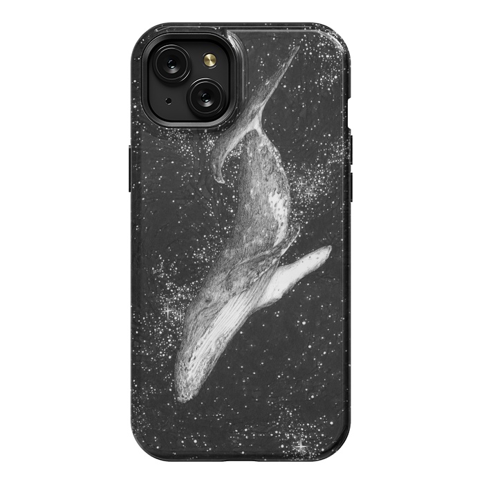 iPhone 15 Plus StrongFit Magic Ocean Whale by ECMazur 