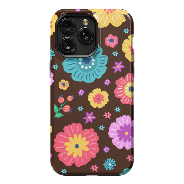 iPhone 15 Pro Max StrongFit Floral Design 000 by ArtsCase