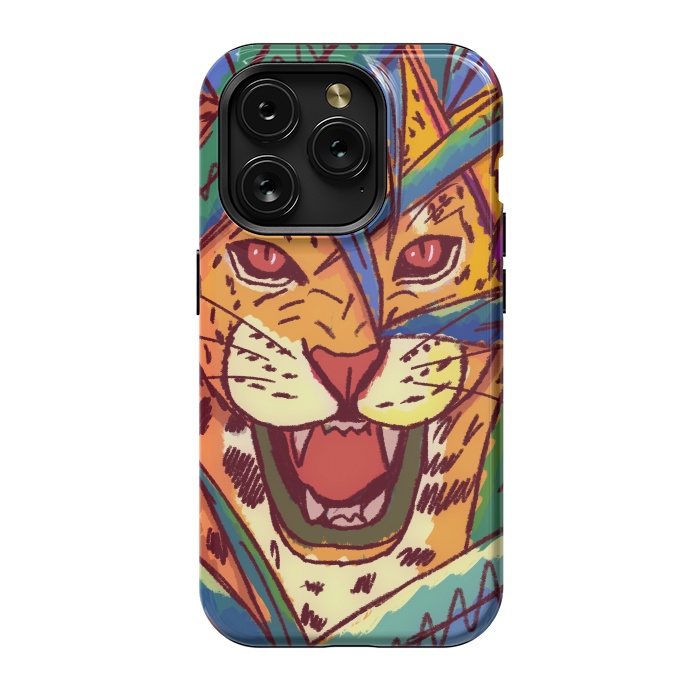 iPhone 15 Pro StrongFit The jungle cat by Steve Wade (Swade)