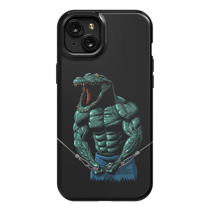 iPhone 15 Plus StrongFit crocodile training by Alberto